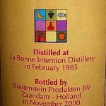 Velier La Bonne Intention (LBI) 1985 15 Year Old Rum - Review