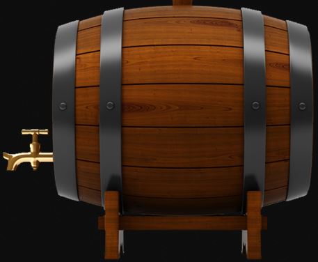 NOW THICKER WOOD Europe Oak Rum Whiskey Barrel Beer Keg Wine Cask 4 Gallon NEW 
