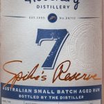 Hoochery Distillery Spike's Reserve 7 YO Australian Rum - Review