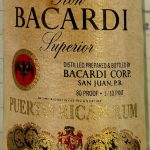Bacardi Superior "Silver Label" White Rum (Puerto Rico)(Early 1970s)