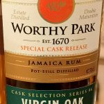 Worthy Park 2013 5 YO Double Matured Rum (Cask Selection No.6 "Virgin Oak") - Review